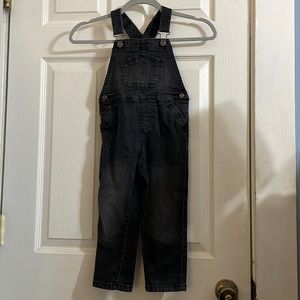 Wonder Nation Boys 4T Black Overalls